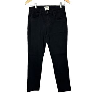 L’AGENCE Black Skinny Mid Rise Denim Jeans Size 25 NWT Minimalist Clean Girl